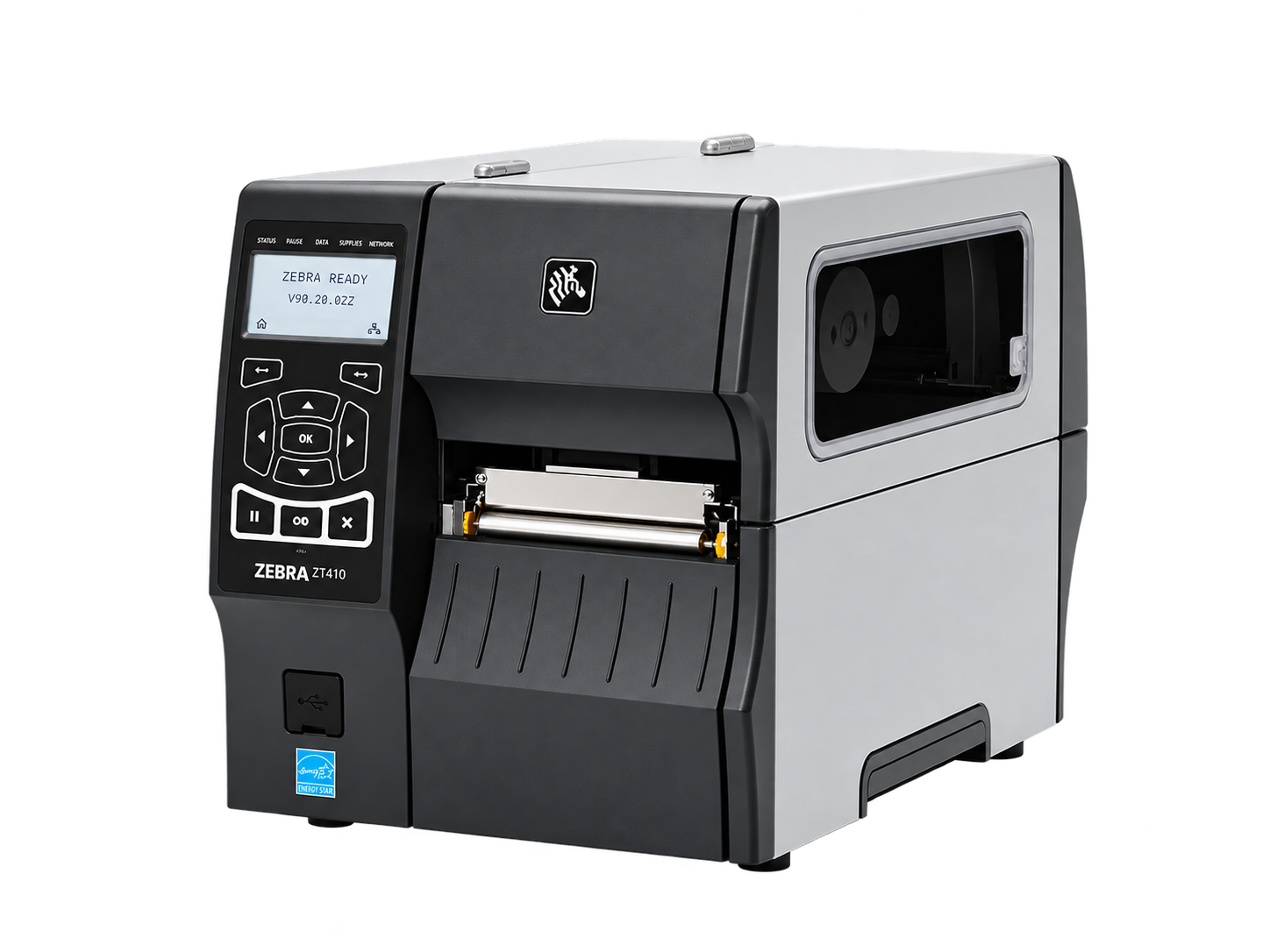Zebra ZT410 industrial RFID printer thermal transfer 203 dpi